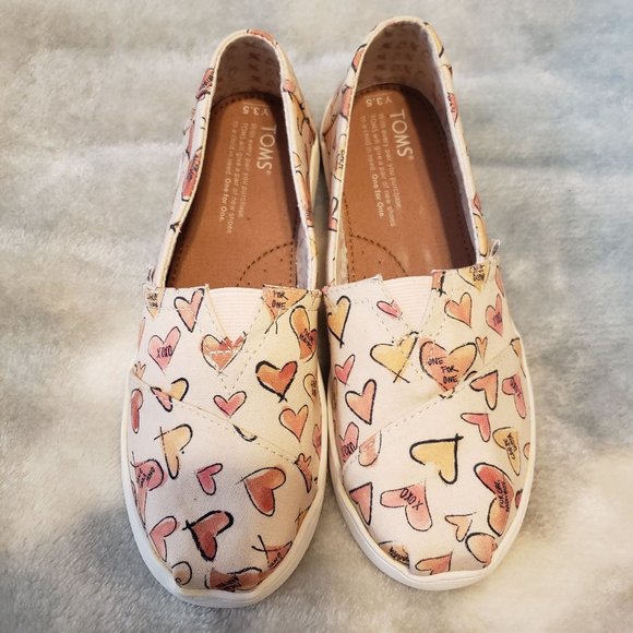 Toms Other - Toms Limited Edition Watercolor Heart Classics